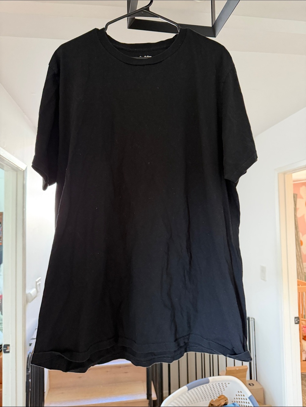 Goodfellow & Co Black Short Sleeve Crew Neck Tee